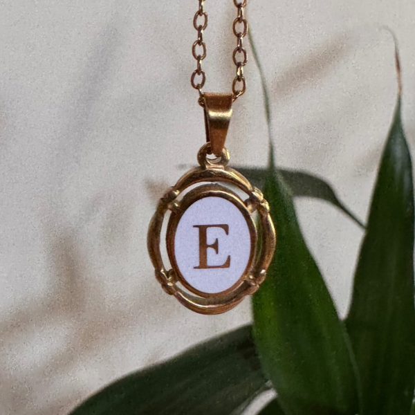 Stainless Steel Initial Necklaces