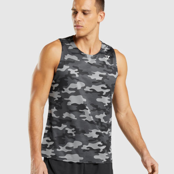 Gymshark - Slim Fit Arrival Tank (Camo)