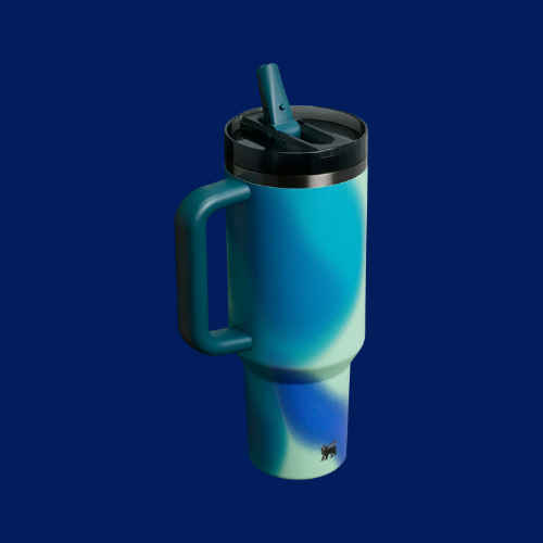 STANLEY - The New Frequency Quencher ProTour Flip Straw Tumbler (Coastal Teal Motion) - 40OZ