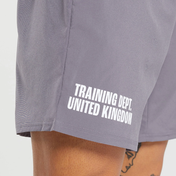 Gymshark - Training Dept. UK 7" Shorts (Fog Purple)