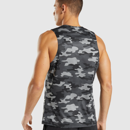 Gymshark - Slim Fit Arrival Tank (Camo)
