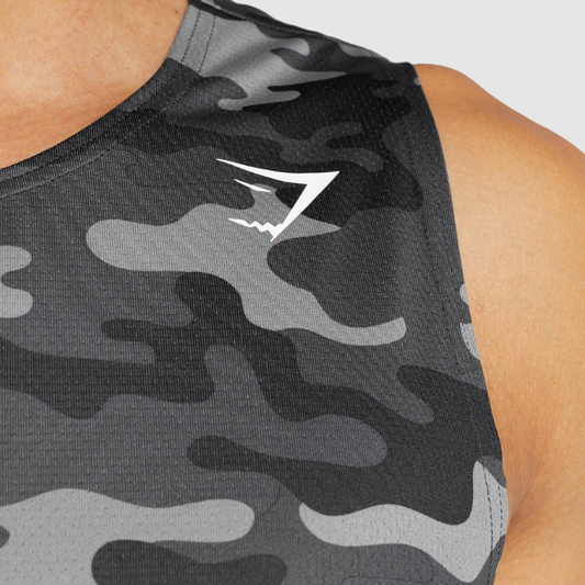 Gymshark - Slim Fit Arrival Tank (Camo)