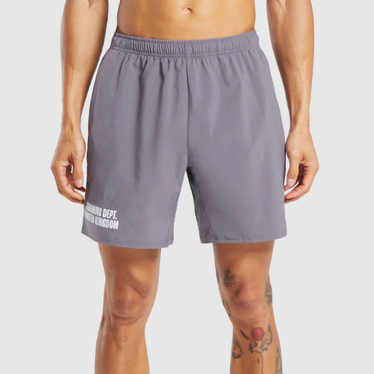 Gymshark - Training Dept. UK 7" Shorts (Fog Purple)